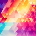3d render, abstract polygonal colorful crystal background. Royalty Free Stock Photo