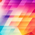 3d render, abstract polygonal colorful crystal background. Royalty Free Stock Photo