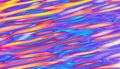 3d render, abstract wavy liquid background, rainbow lava, sunset water, ultraviolet holographic foil, petrol surface, pink blue Royalty Free Stock Photo