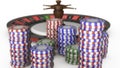 3D render American Roulette