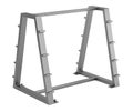 3d render of barbell stand Royalty Free Stock Photo