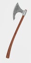 3D Render of Battleaxe Royalty Free Stock Photo