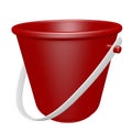 3d Render of a Beach Pail Royalty Free Stock Photo