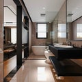 3d render of beautiful bathroom