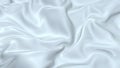 3D render beautiful folds of white silk in full screen, like a beautiful clean fabric background. Simple soft background