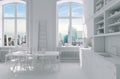 3d render of beautiful kitchen interior