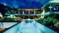 Modern pool villa