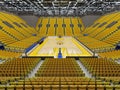 3D render of beautiful sport arena for basketball