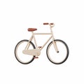3D Render of a Bicycle Royalty Free Stock Photo