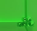3D Render Big Sale Text Royalty Free Stock Photo