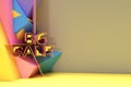 3D Render Big Sale Text With Space of Your Text. 3D illustration Graphic Design Royalty Free Stock Photo
