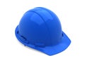 3d render blue safety helmet (clipping path) Royalty Free Stock Photo