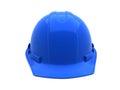 3d render blue safety helmet (clipping path) Royalty Free Stock Photo