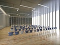 3d render of board room Royalty Free Stock Photo
