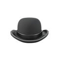 This is a 3D render of a bowler hat, a classic and elegant hat style