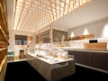 3d render of cafe and tea house