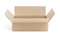 3D Render of Carboard Box Royalty Free Stock Photo