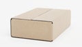 3D Render of Carboard Box Royalty Free Stock Photo