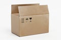 3D Render of Carboard Box Royalty Free Stock Photo
