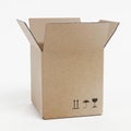 3D Render of Carboard Box Royalty Free Stock Photo