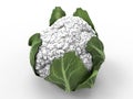 3D render of a cauliflower