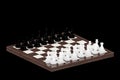 3d render chess board