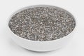 3D Render of Chia Seeds in Bowl