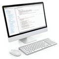3D Render Code Testing Functional Test Usability Isolated on White Background