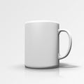 3D render of coffee mug, on white background