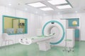 3d render - computed tomography scan CT room Royalty Free Stock Photo