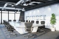 3d render - conference room in an office building