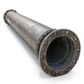 Construction pipe icon 3D render Royalty Free Stock Photo