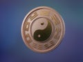 Ancient Ying-yang coin