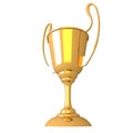 3d render Cup award gold