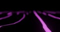 Render with a curved magenta line, soft focus