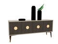 3d render of decor console