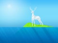3d render deer Royalty Free Stock Photo