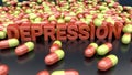 Depression medicines capsules