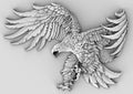 3D render - detailed eagle