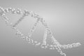 3d render DNA molecule
