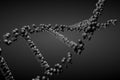 3d render DNA molecule