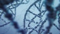 3d render of DNA strucrure Royalty Free Stock Photo