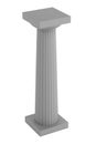 3d render of doric column Royalty Free Stock Photo