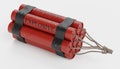 3D Render of Dynamite Royalty Free Stock Photo