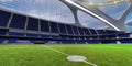 3d render emptry hi-tech stadium evening without people