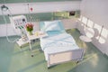 3d render - empty hospital room