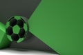 3D Render Football Banner with Space of Your Text illustration