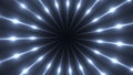 3d render of fractal rays with glowing impulse lights. Computer generated abstract backdrop. Kaleidoscope with flashing