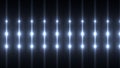 3d render of fractal rays with glowing impulse lights. Computer generated disco backdrop. Vertical lines with bright