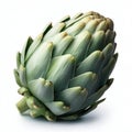 3D Render of A Fresh Green Artichoke Royalty Free Stock Photo
